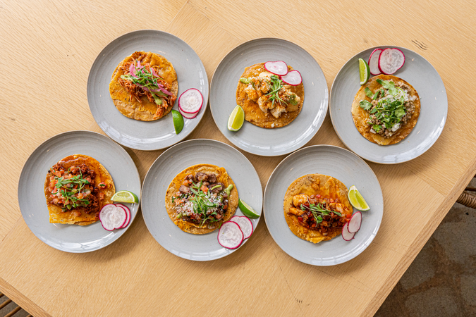 2 Signature Tacos (Flour) Plate