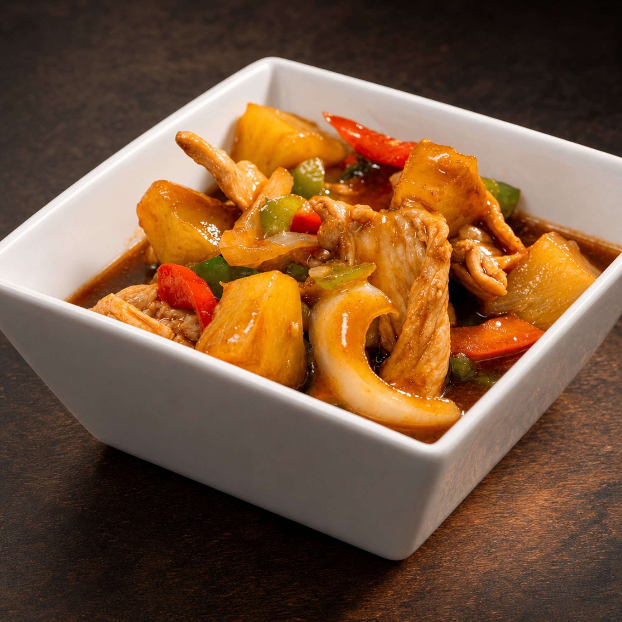 Priew Waarn (Sweet & Sour Stir-Fry)