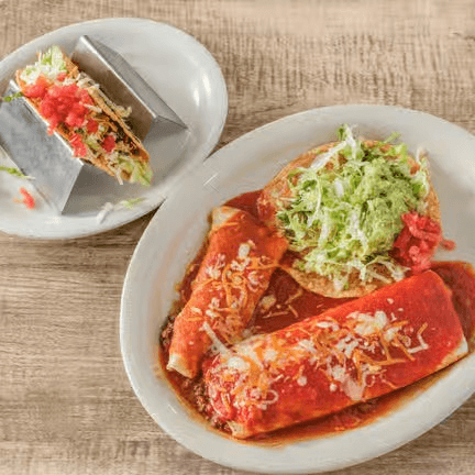 K. One Burrito, One Chalupa One Beef Taco & One Enchilada Combination