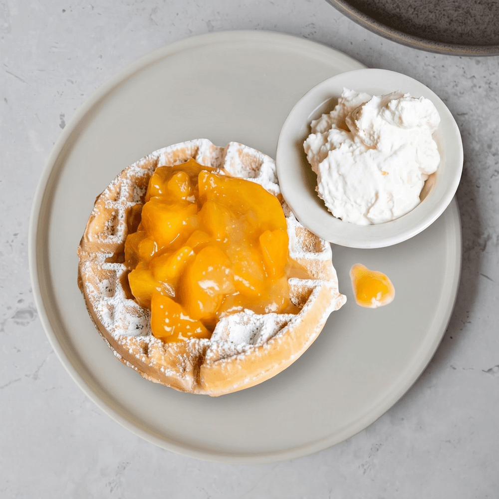 Peach Waffle
