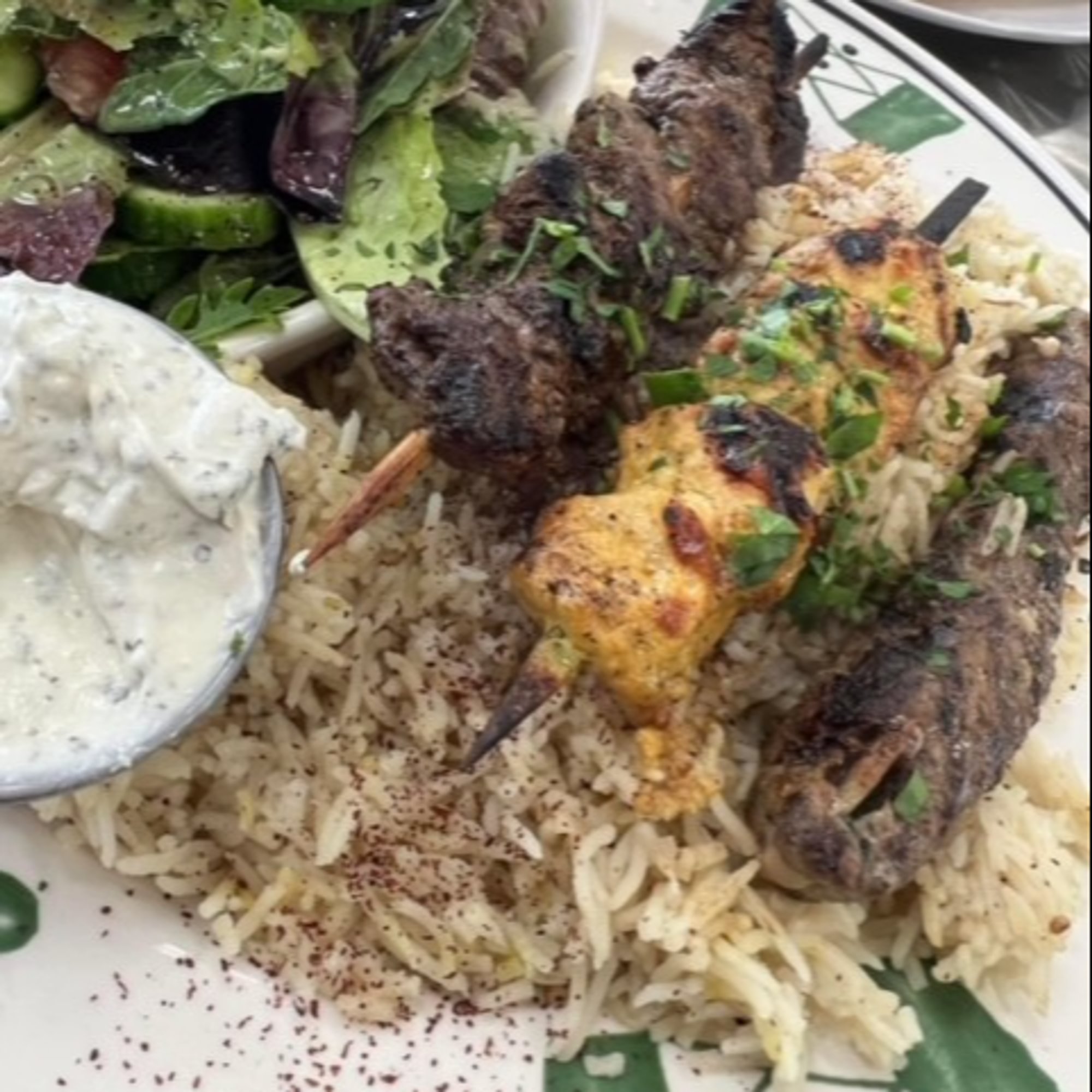 Mixed Kabob Plate