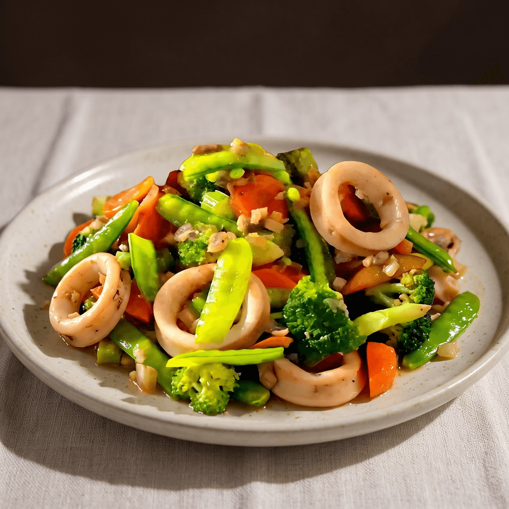 Squid & Mixed Vegetables