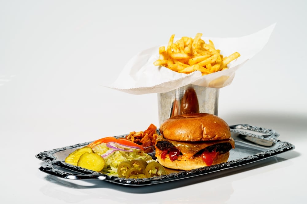 Hot Skillet Cheesy Burger