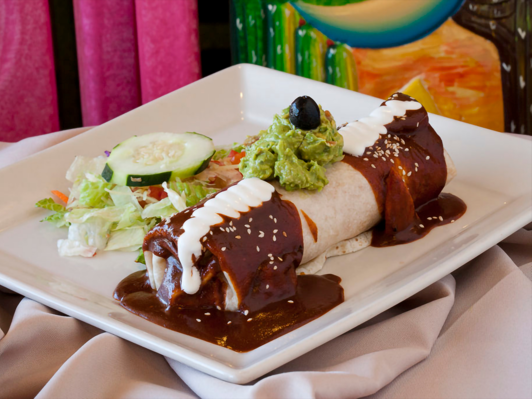 Mole Burrito