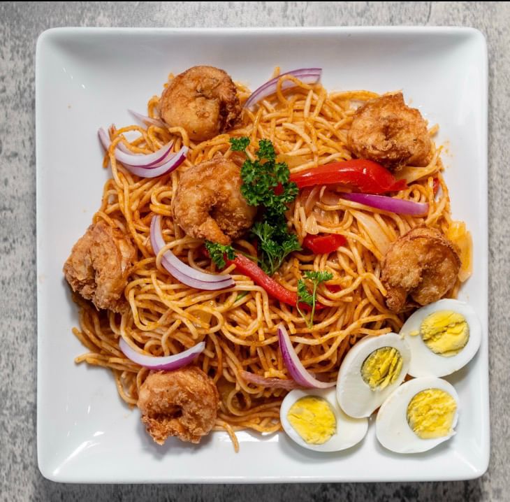 Spaghetti with Shrimp (Large)