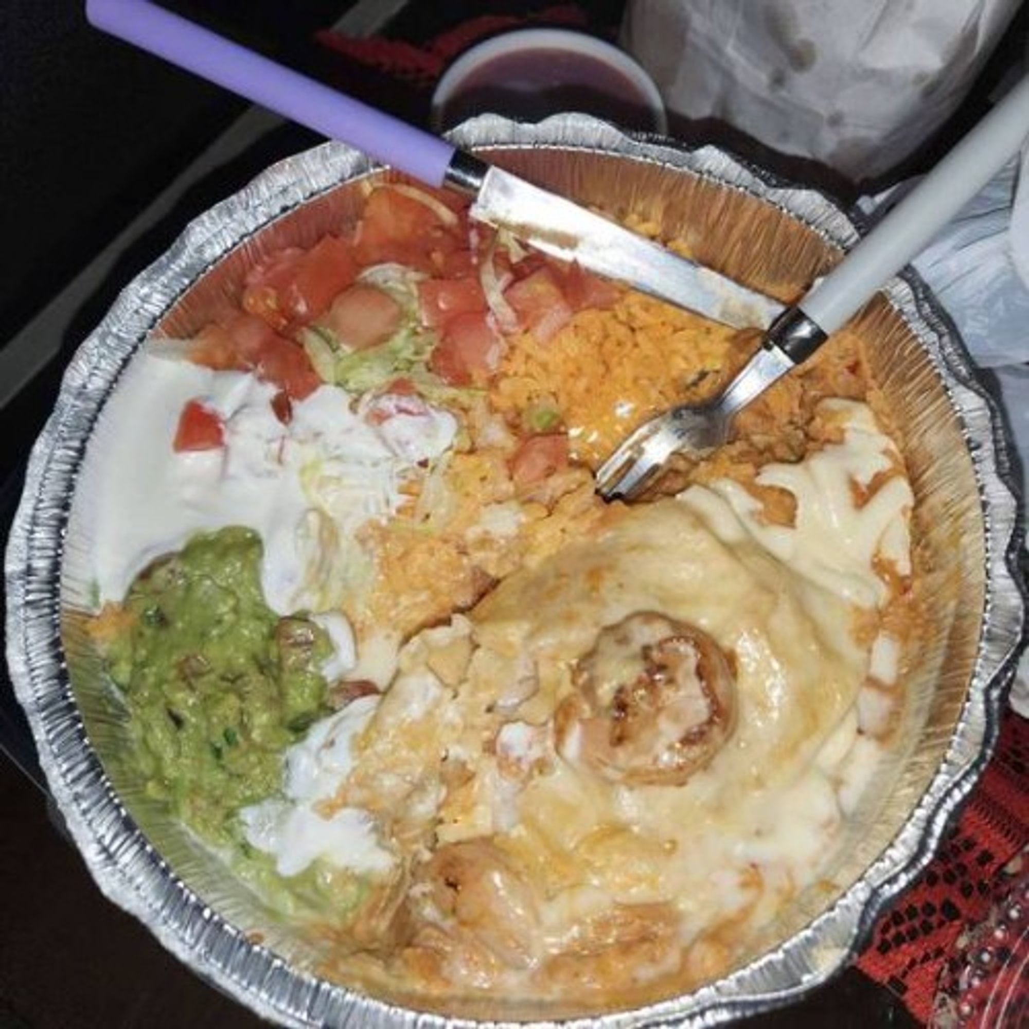 Seafood Chimichanga