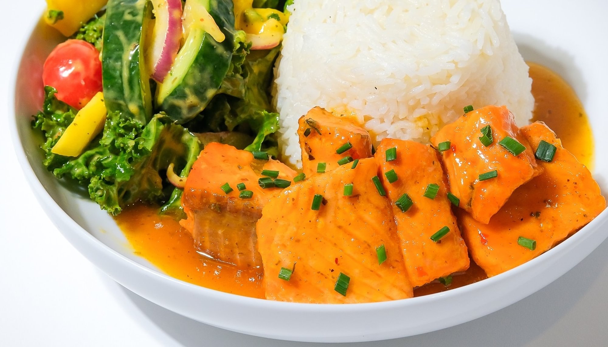 Mango Habanero Salmon Bites