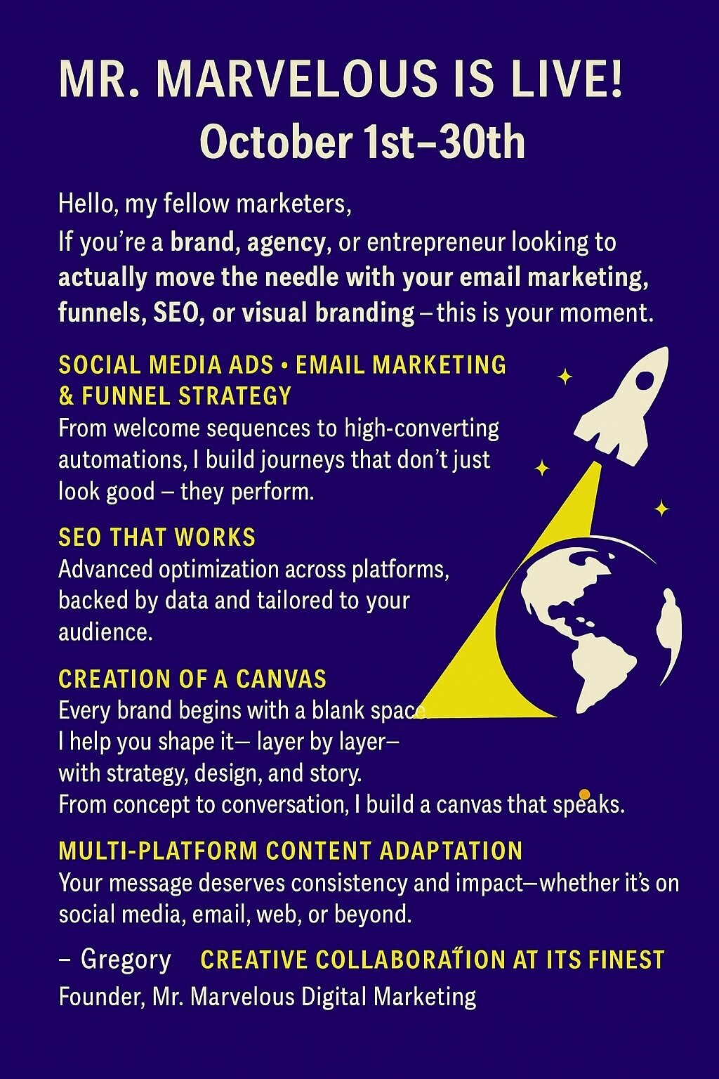 Mr. Marvelous Digital Marketing Image