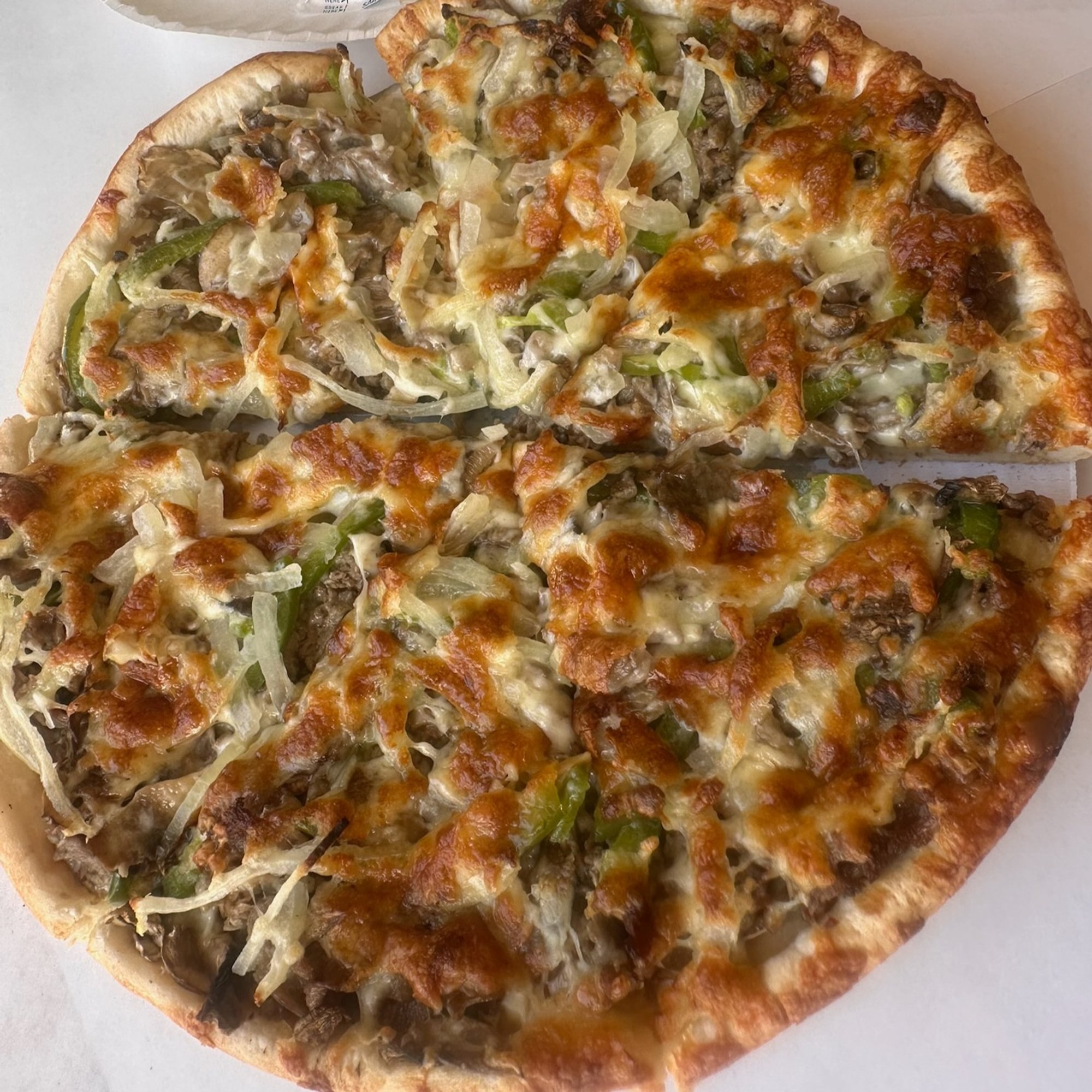 Philly Cheesesteak Pizza