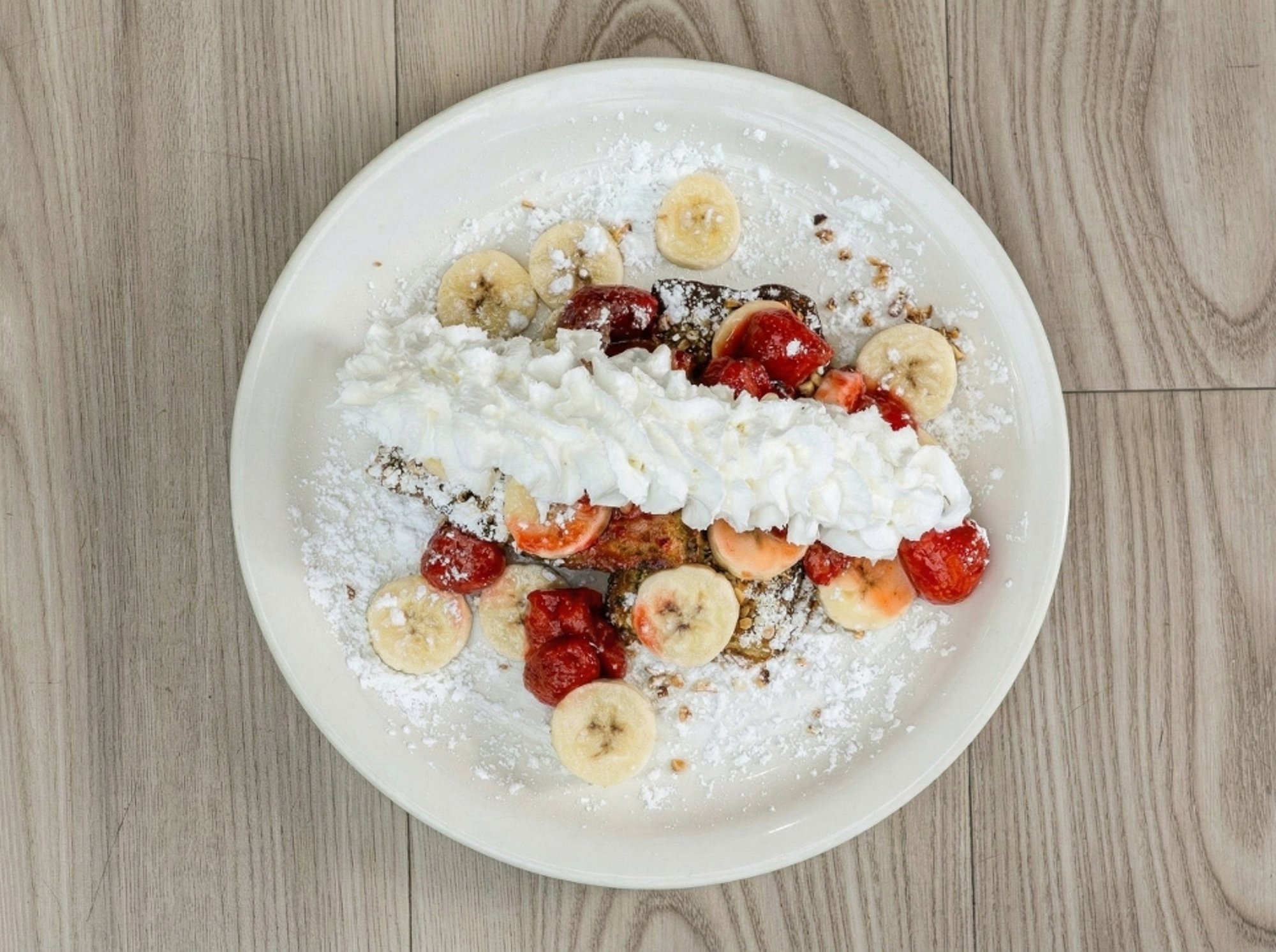 Hazelnut Banana Bread French Toast (GF)