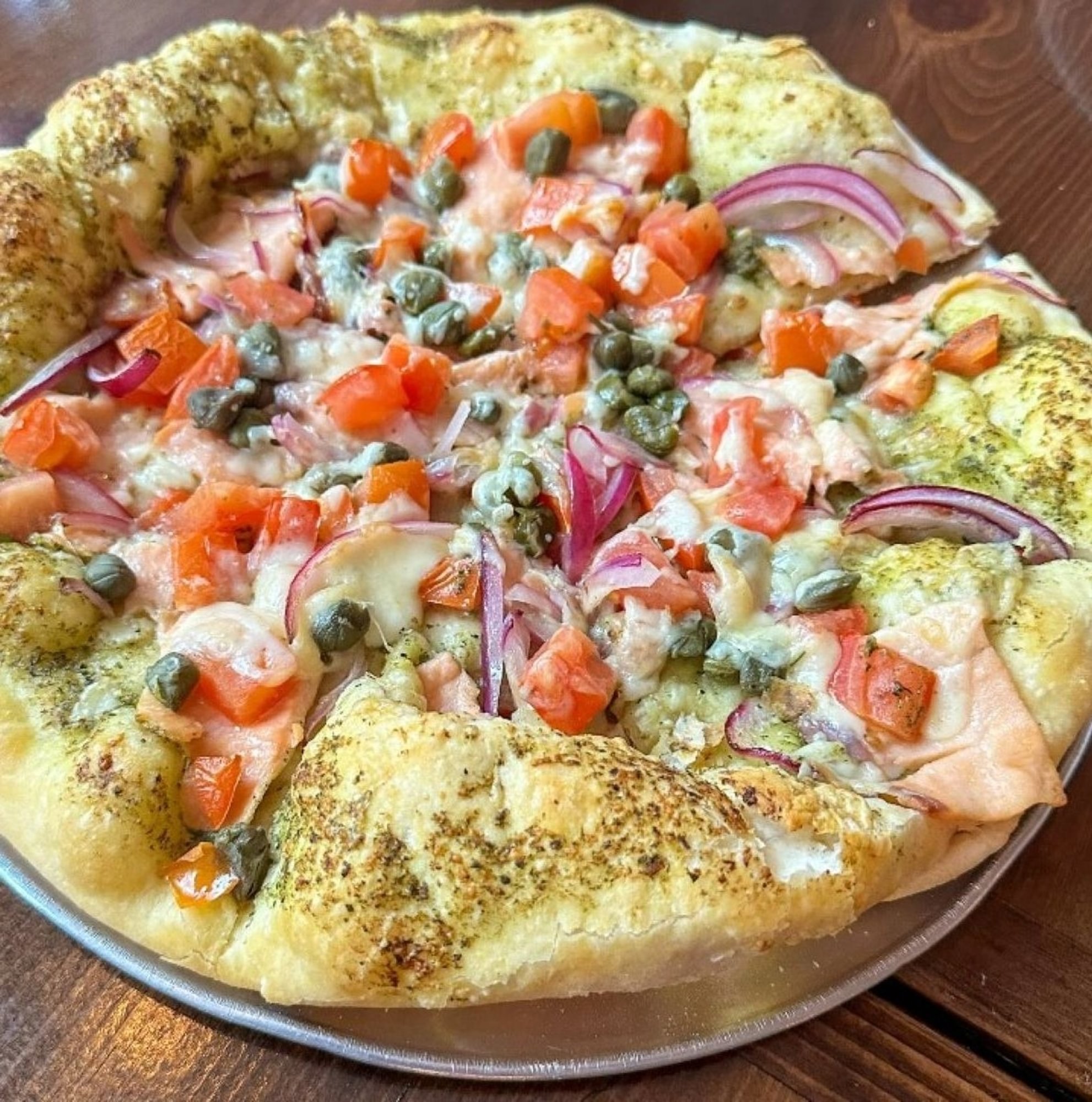 Smoked Salmon Pizzetta