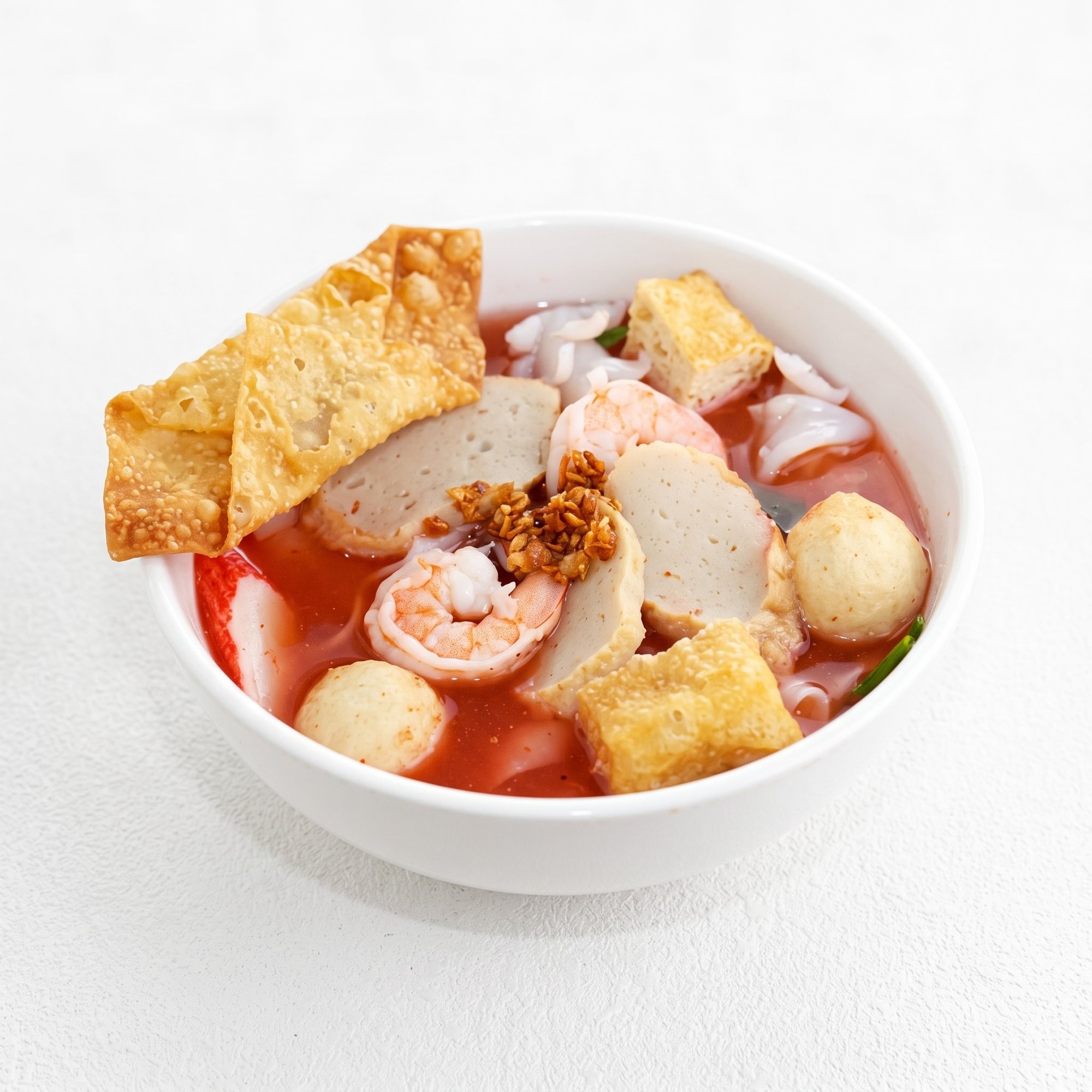 Yen Ta Fo Soup - เกาเหลา น้ำ เย็นตาโฟ