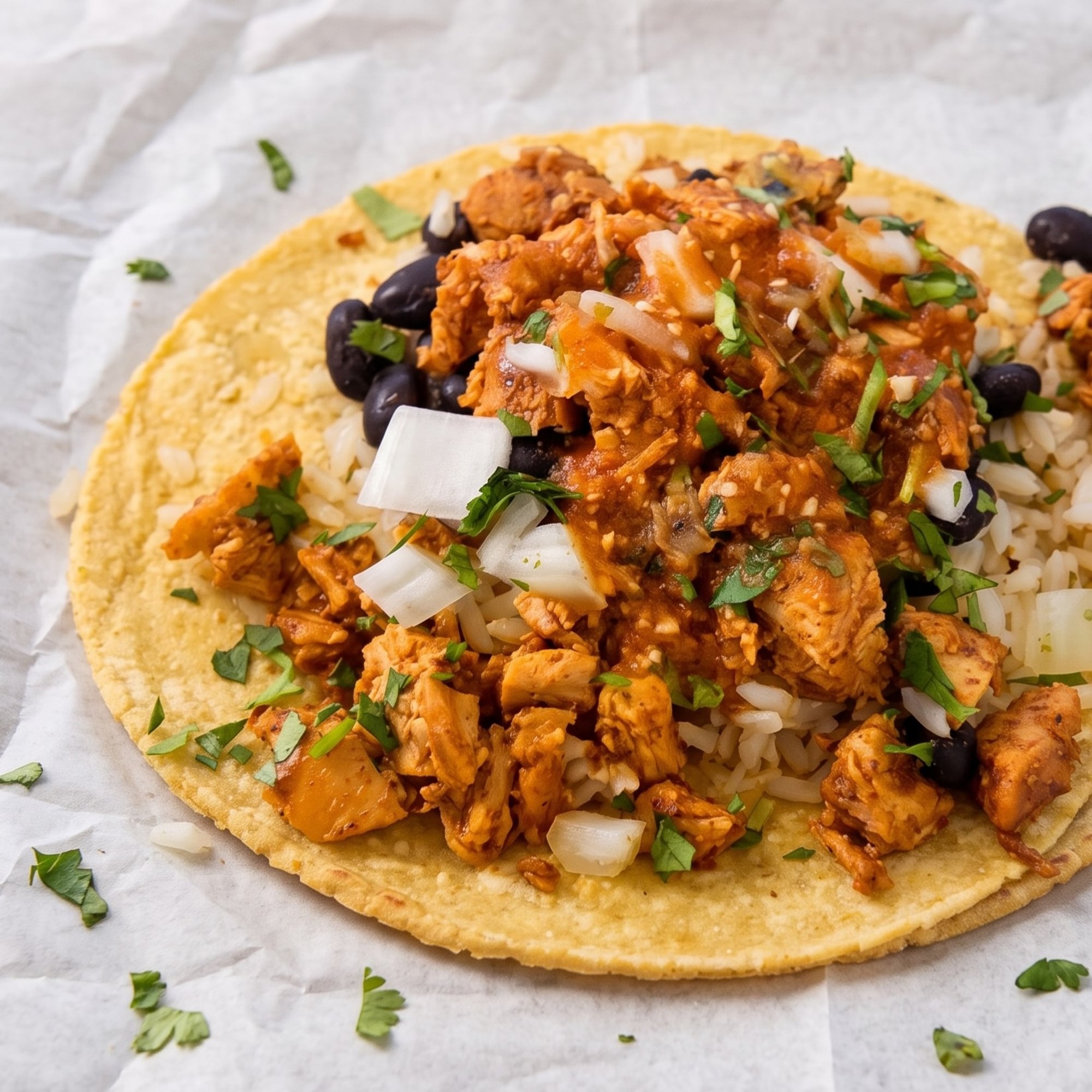 1 Adobo Chicken Taco