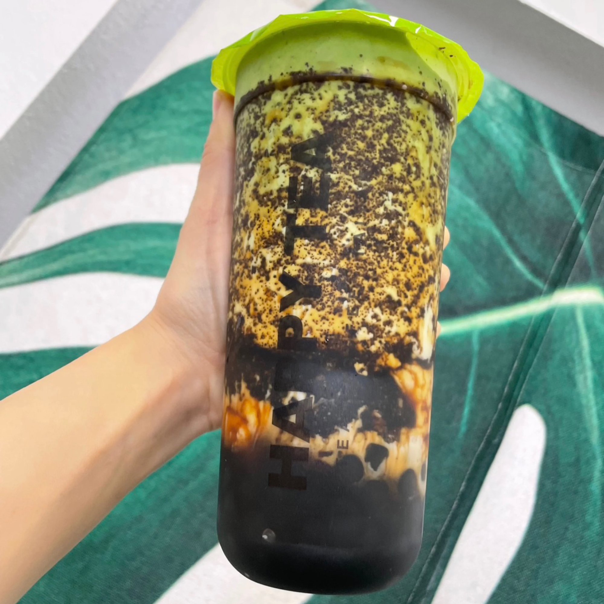Matcha Oreo Cream Brûlée