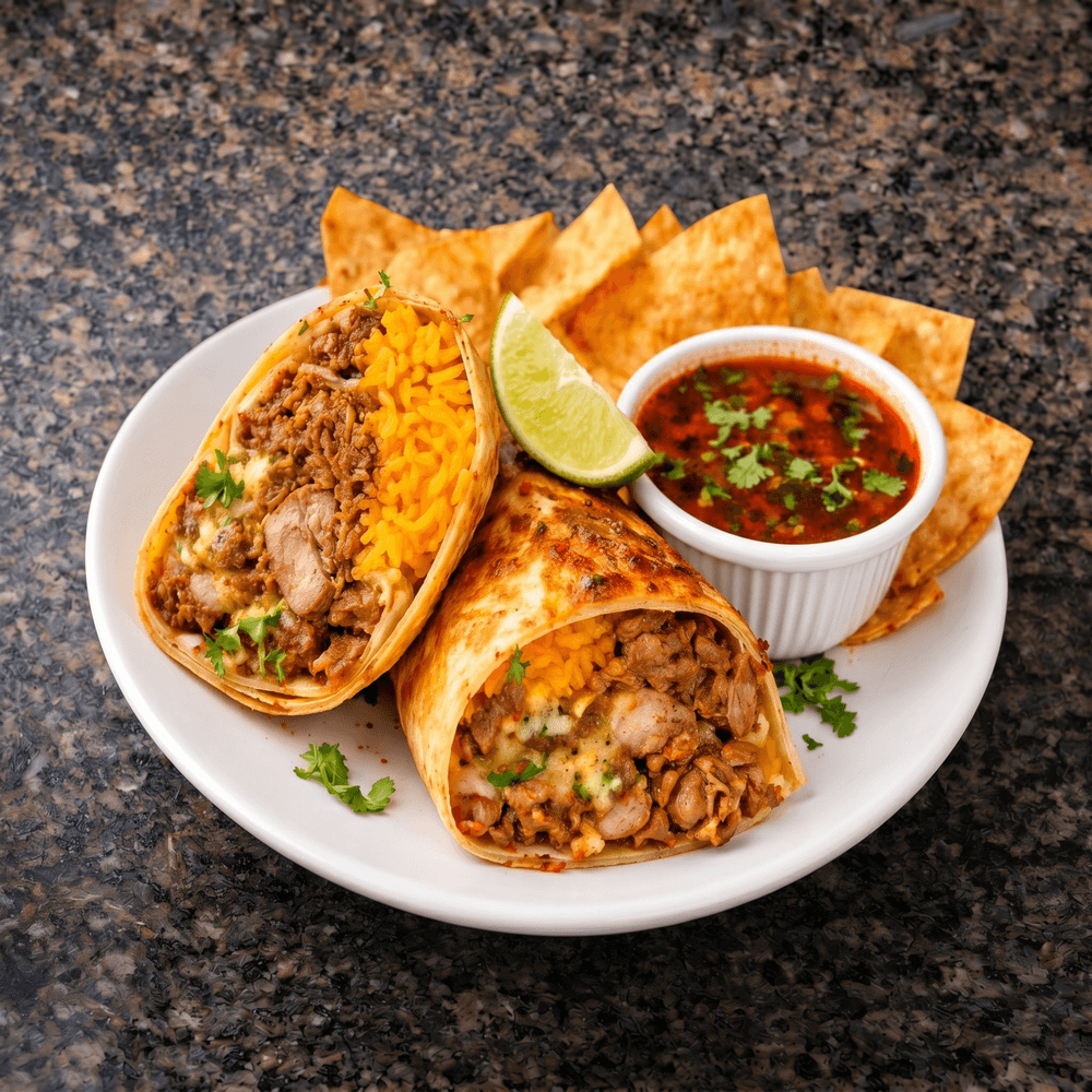 Crunchy Birria Burrito