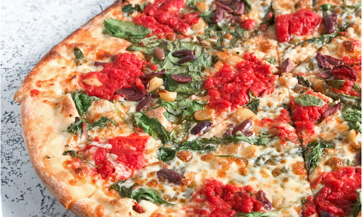 Spinach, Kalamata Olive & Roasted Garlic