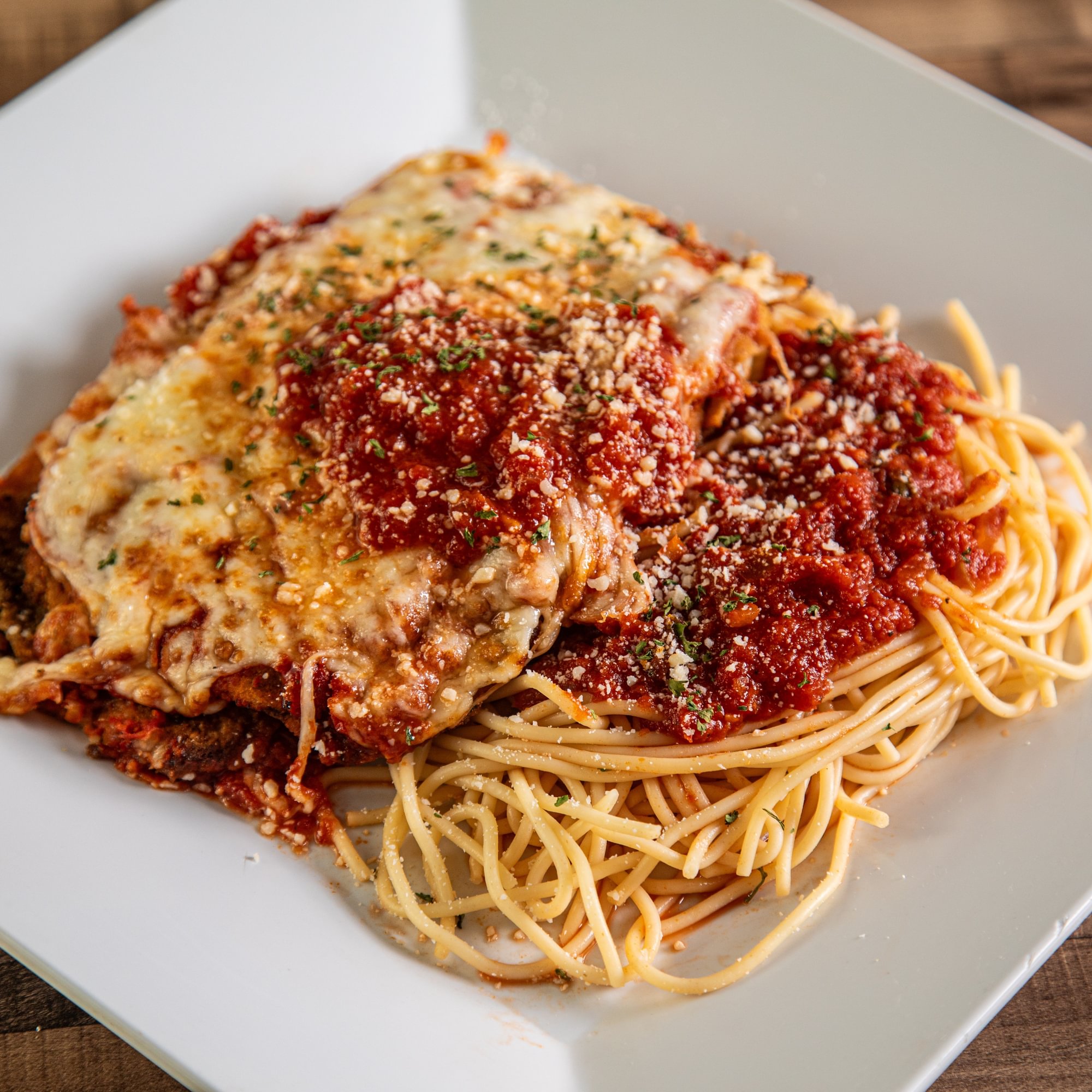 Eggplant Parmigiana Lunch