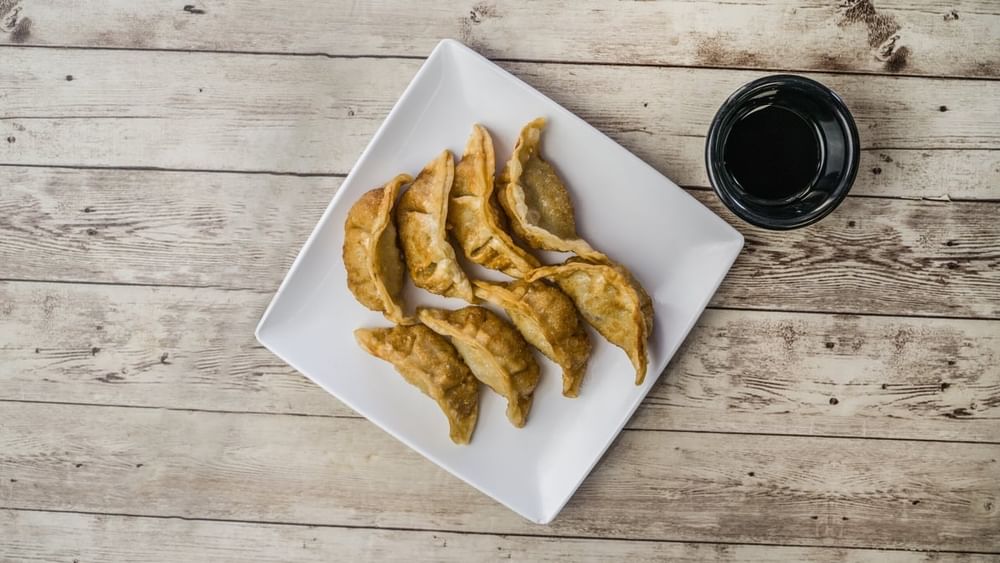 A7: Fried Dumpling Pork - Banh XEP Chien Heo