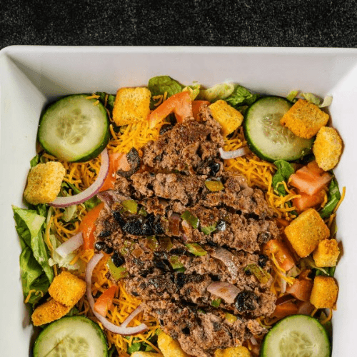 Mixed-Up Burger Salad