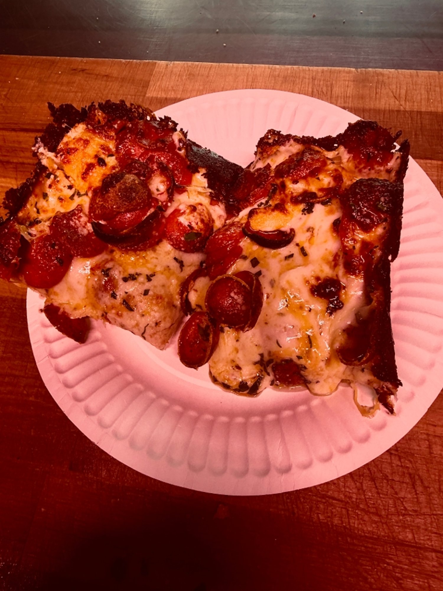 Pepperoni Mega Square