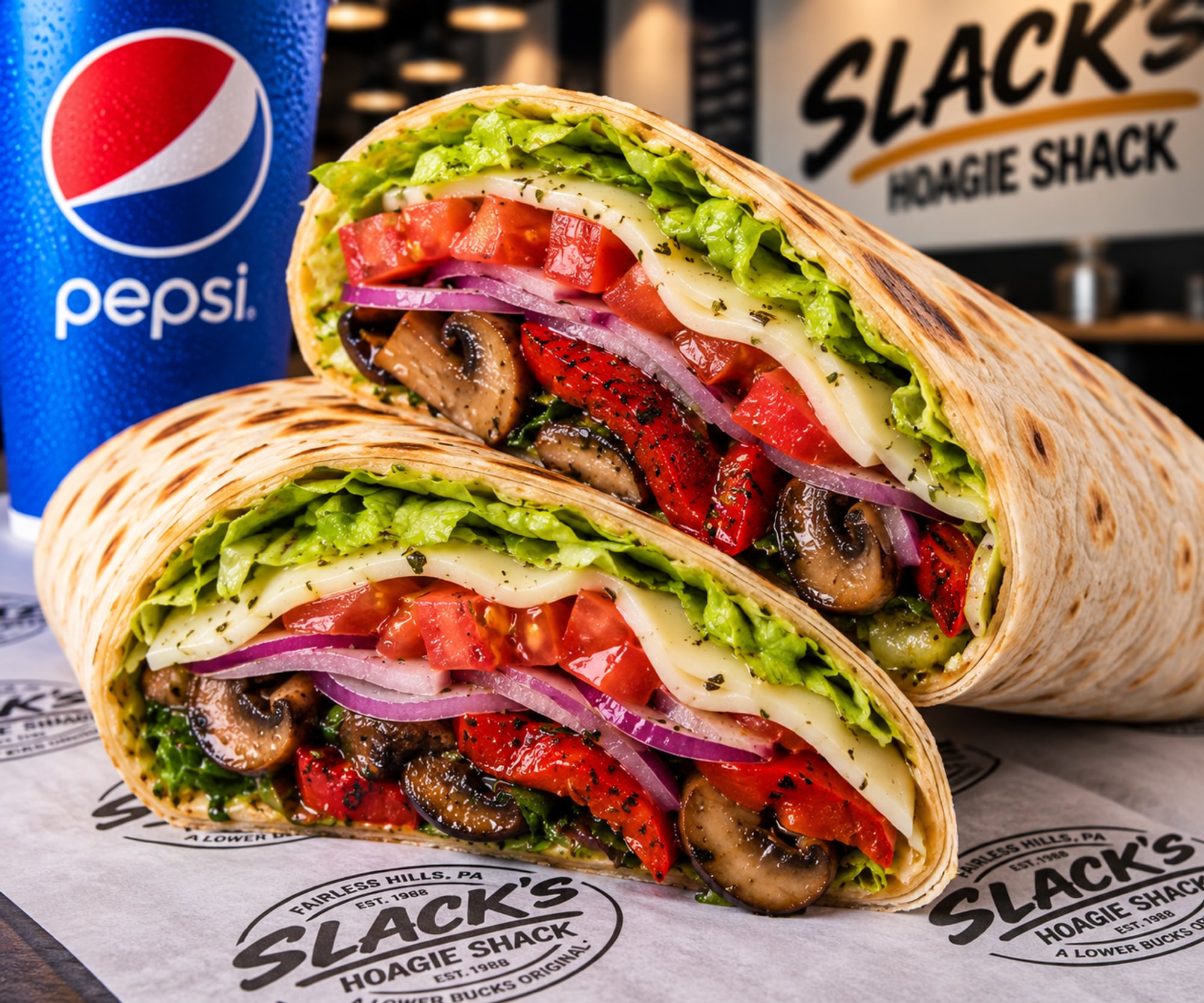 Cold Veggie Wrap