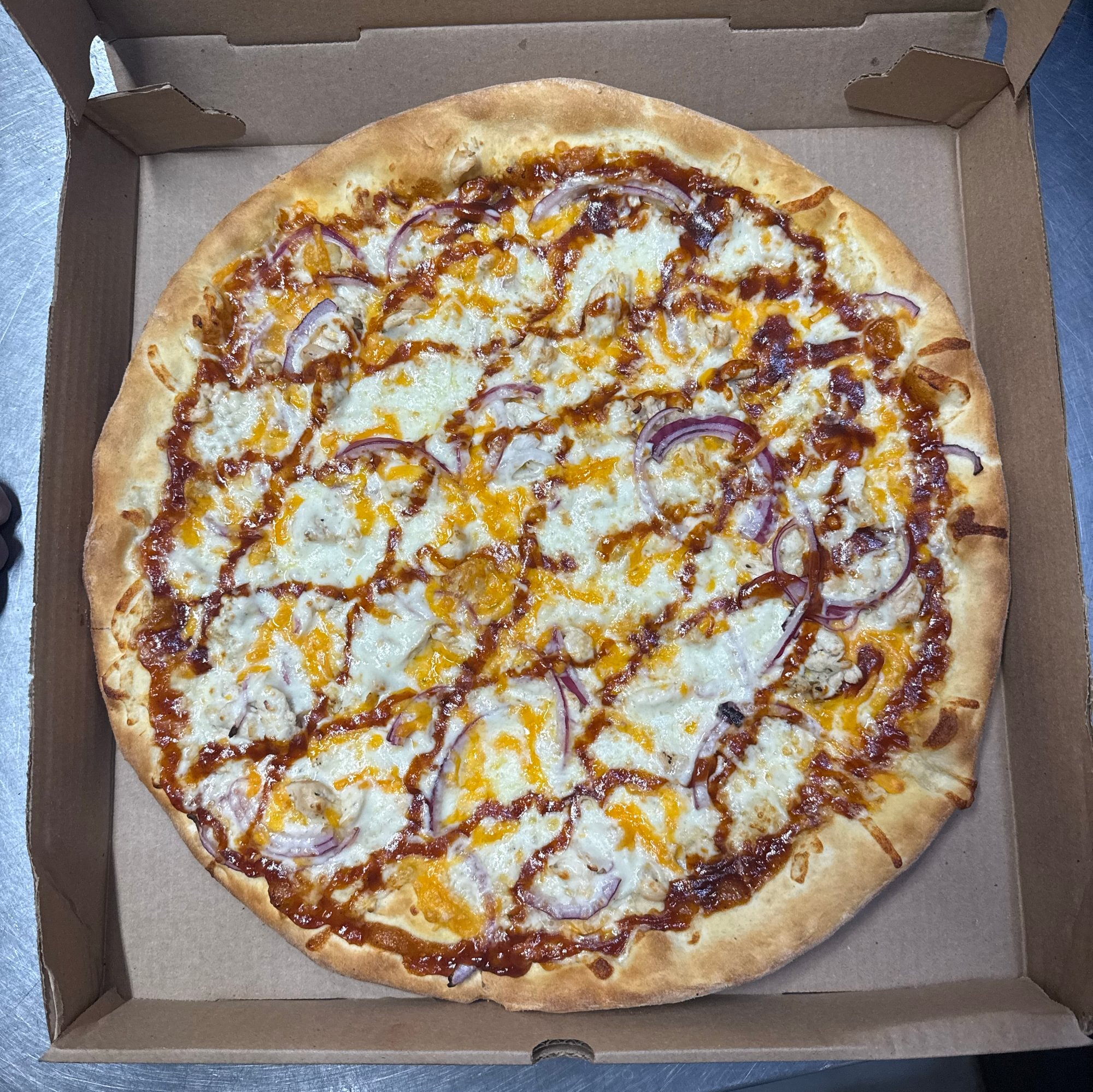 Lg BBQ Chicken Pizza