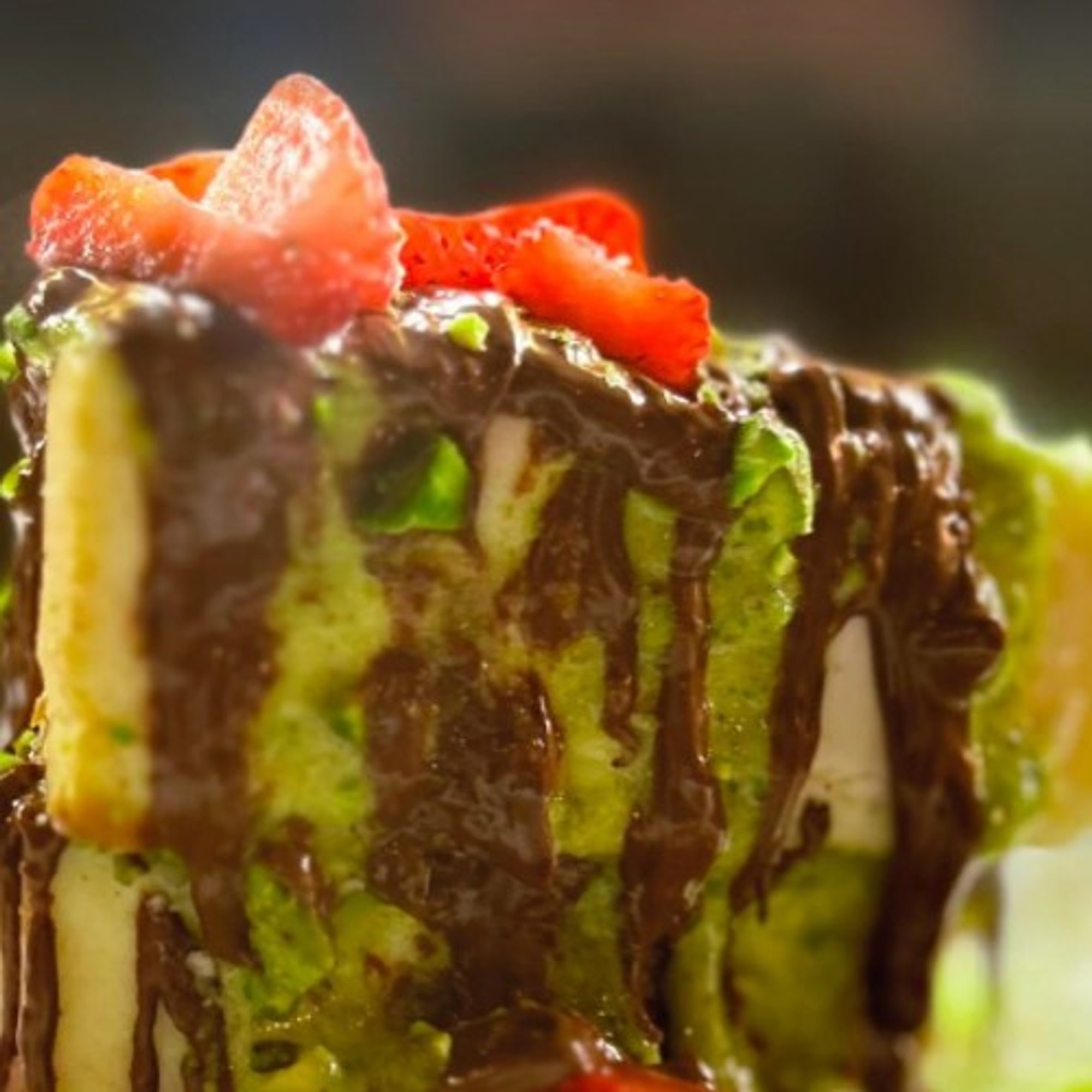 Dubai Chocolate Cheesecake