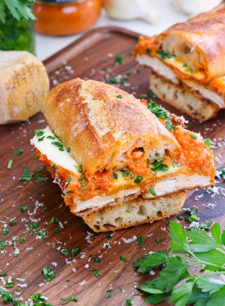CHICKEN PARM A LA VODKA HERO