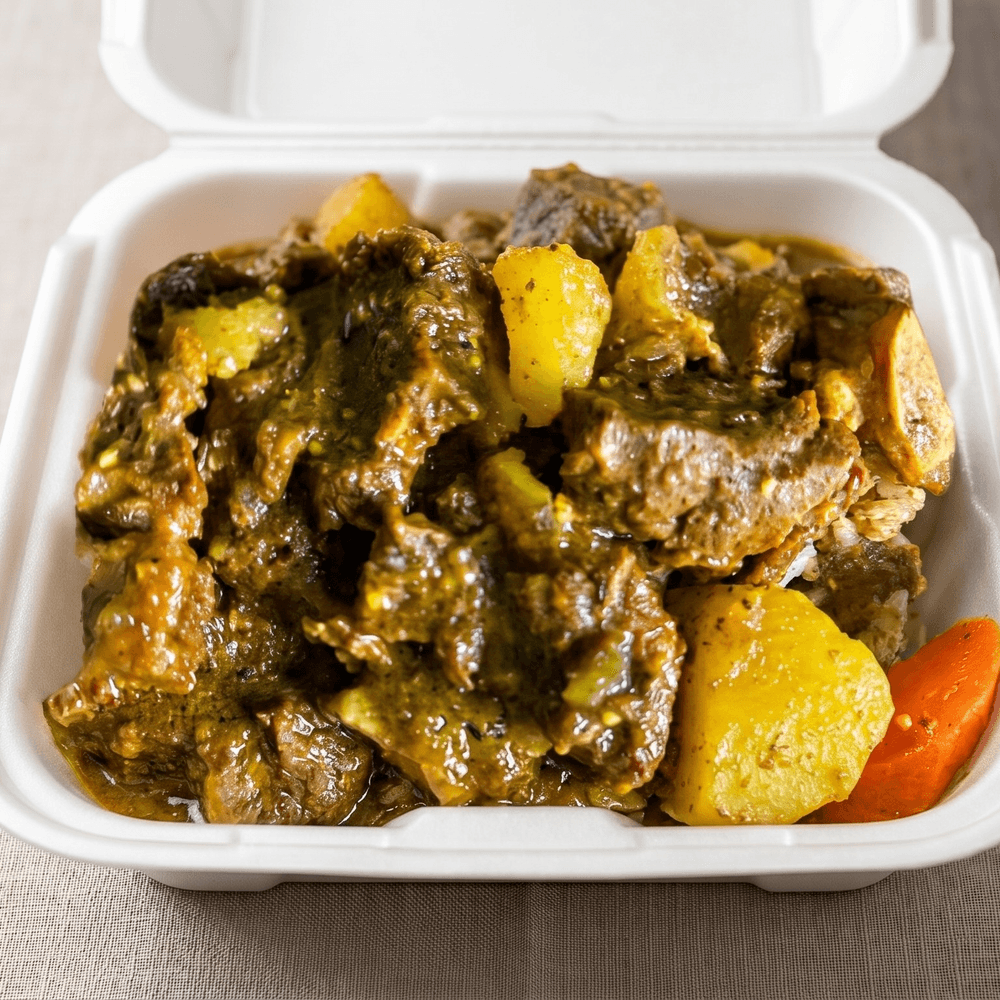 Curry Goat Meal (Med)