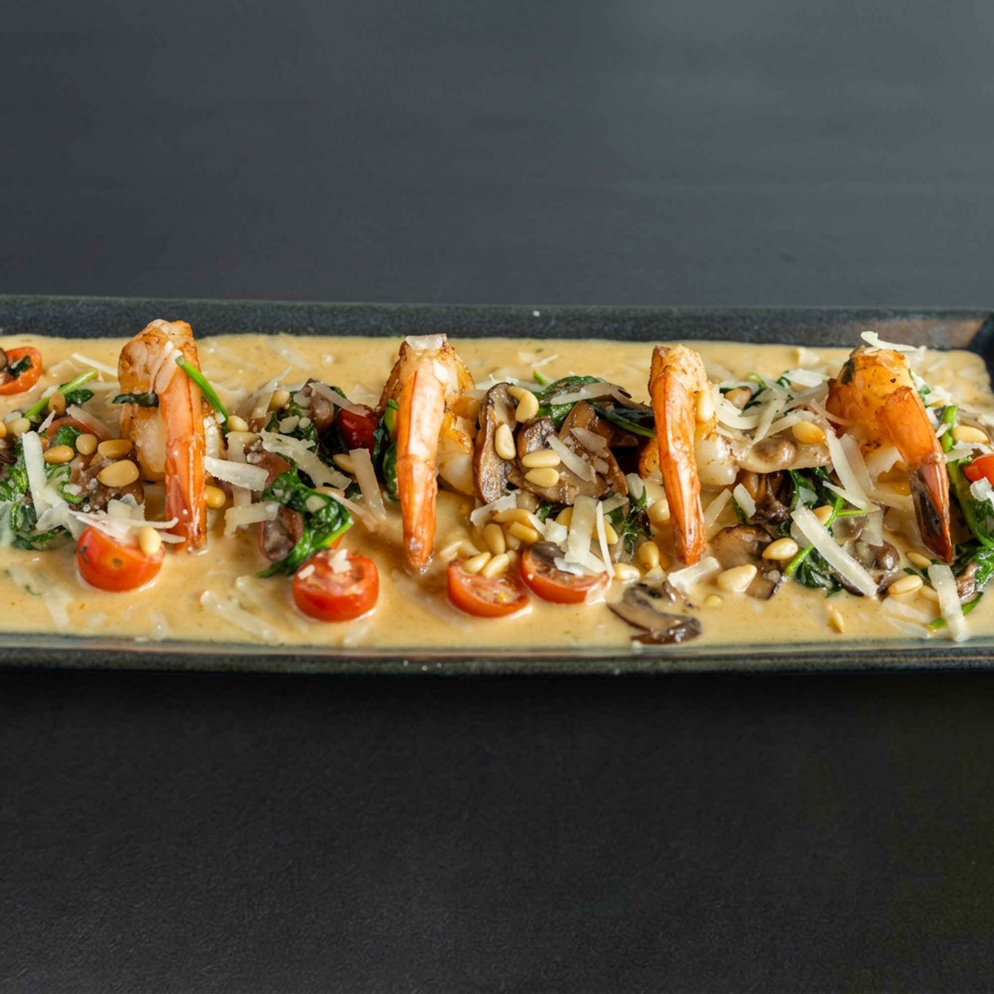 Mushroom Shrimp Ravioli