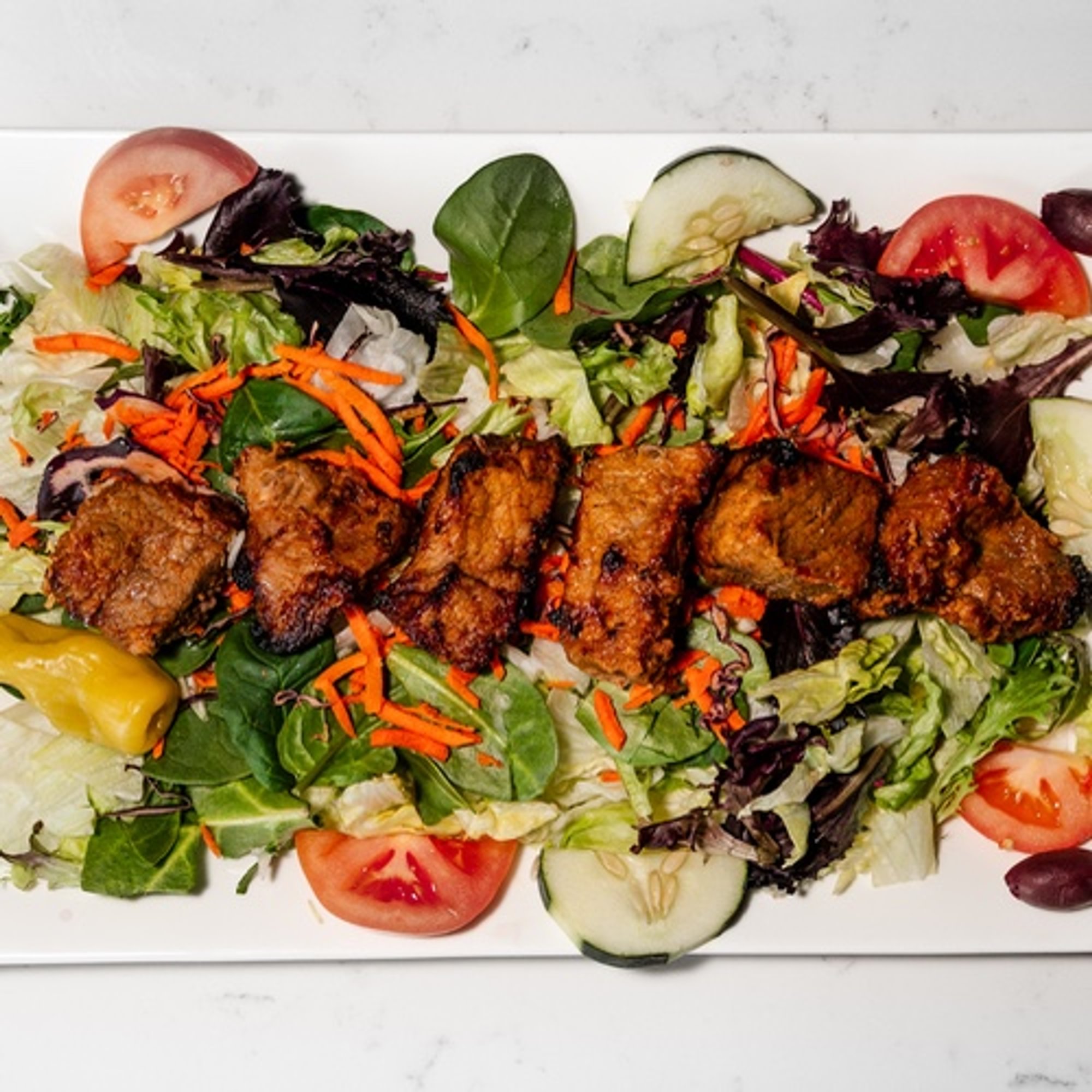 #3 Beef Kabob Salad