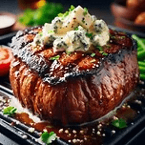 #2C- Bleu Cheese Butter Steak