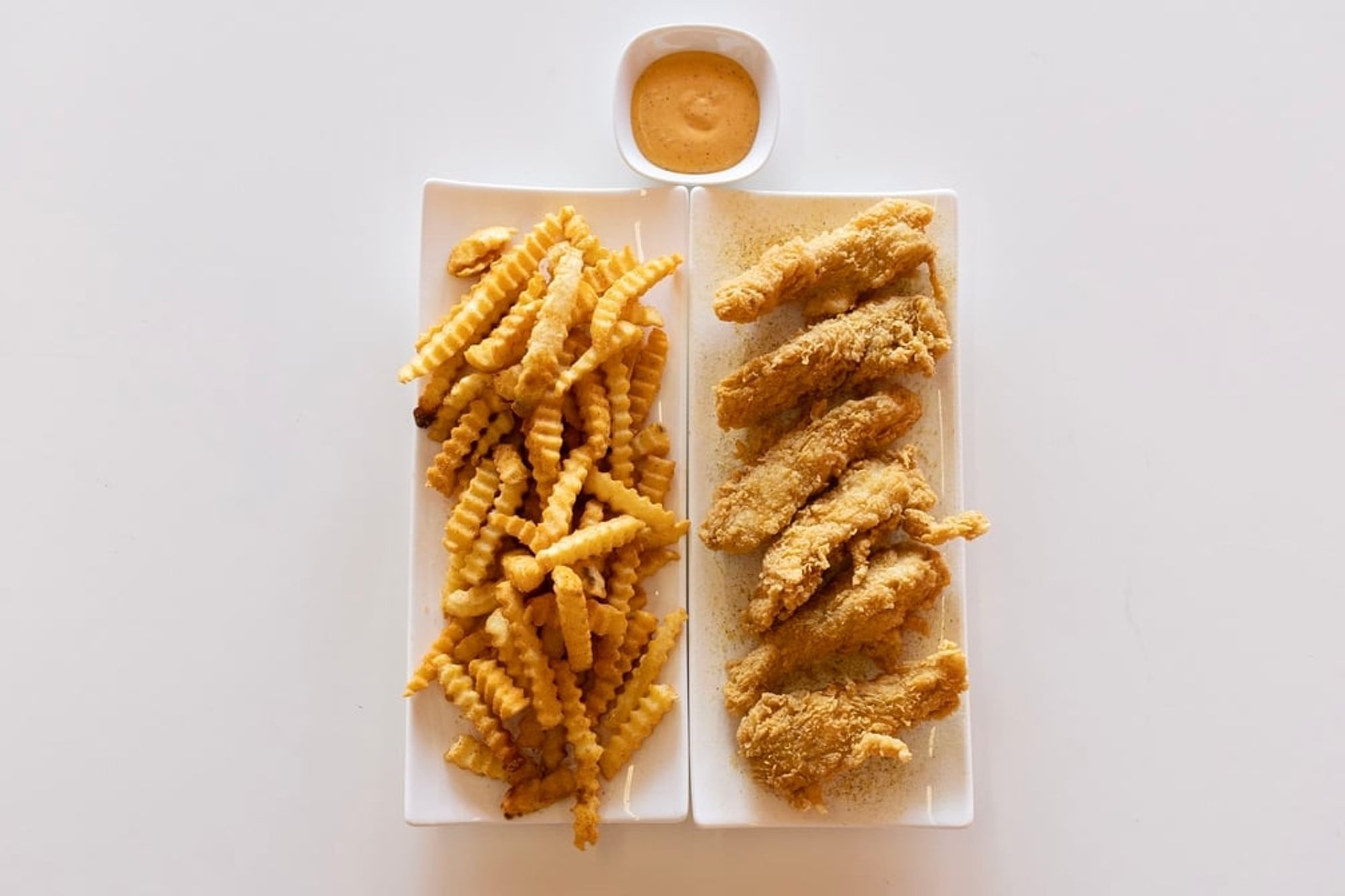 Tenders with ChickFry Seasoned Fries