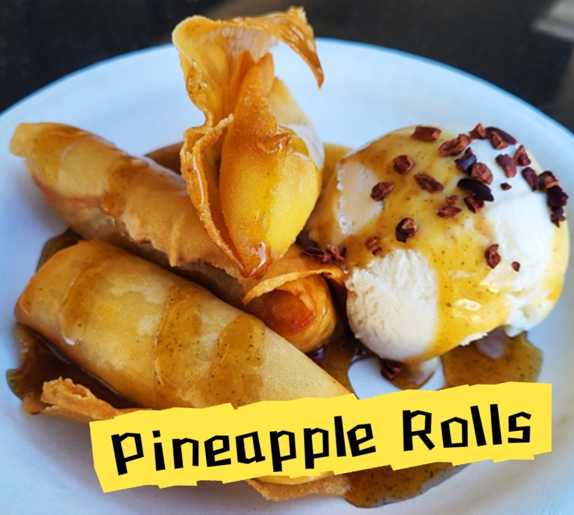 Pineapple Rolls Dessert