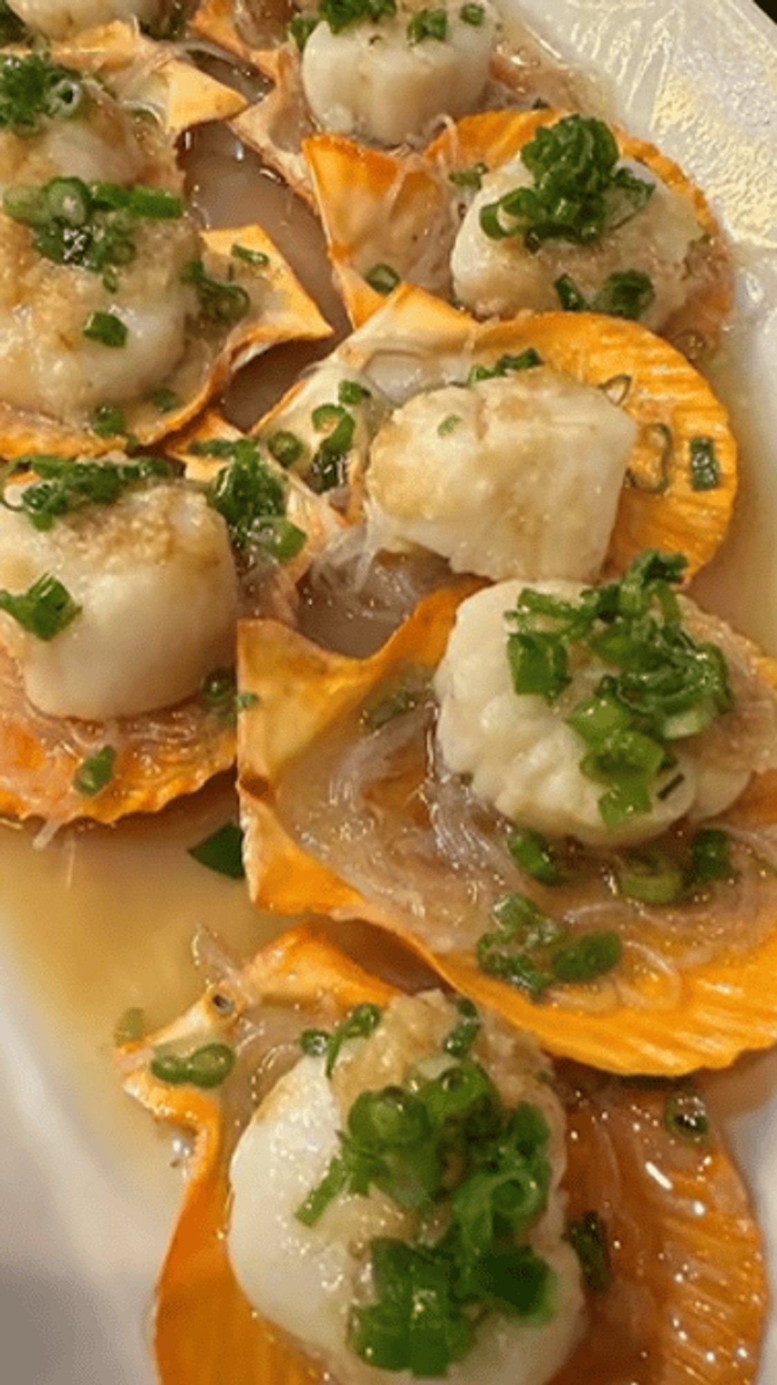 Steam Scallop with Rice Noodle
