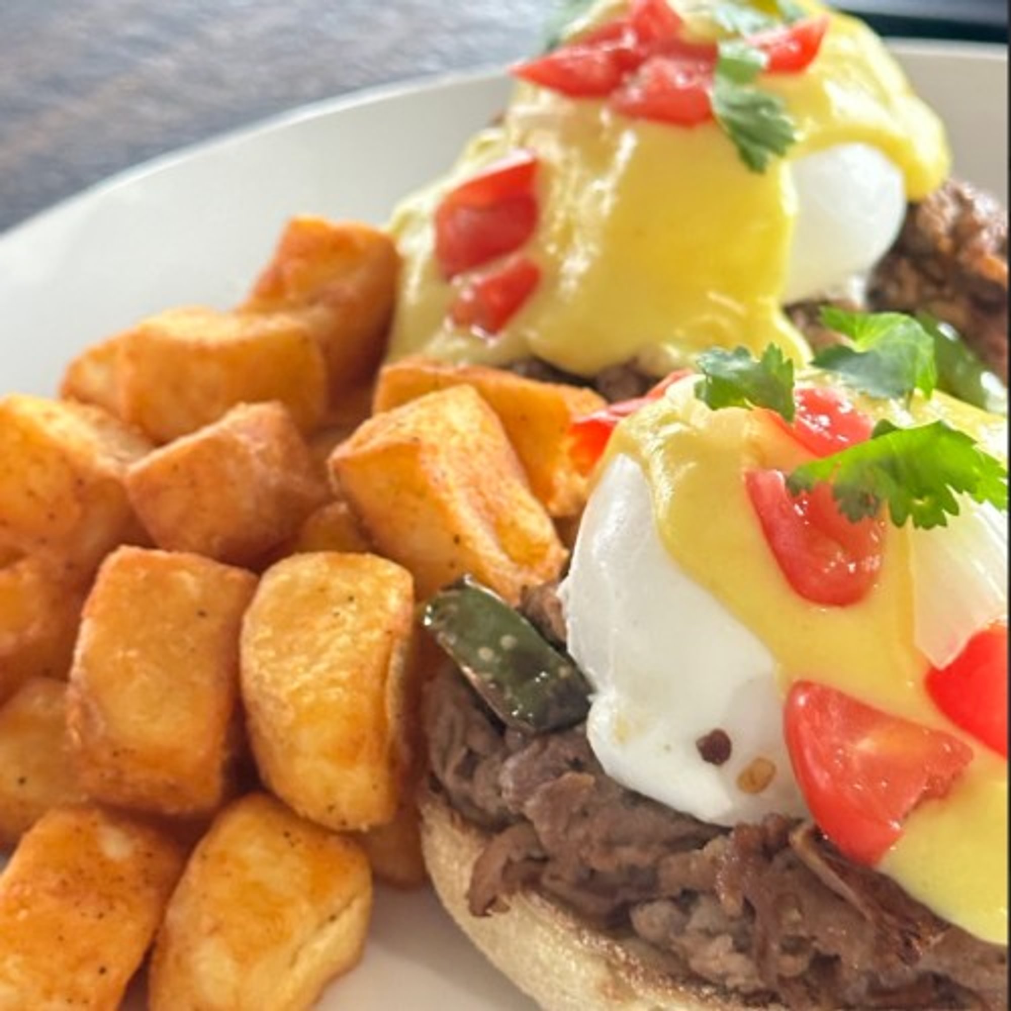 Shaved Steak Benedict