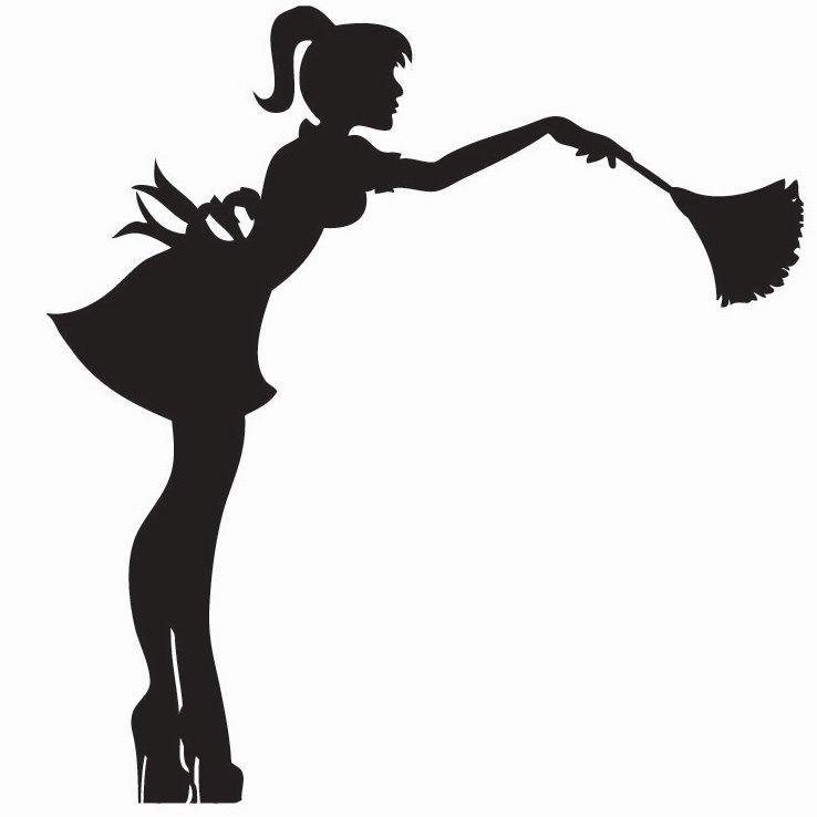American Maid Cleaning Service Logo