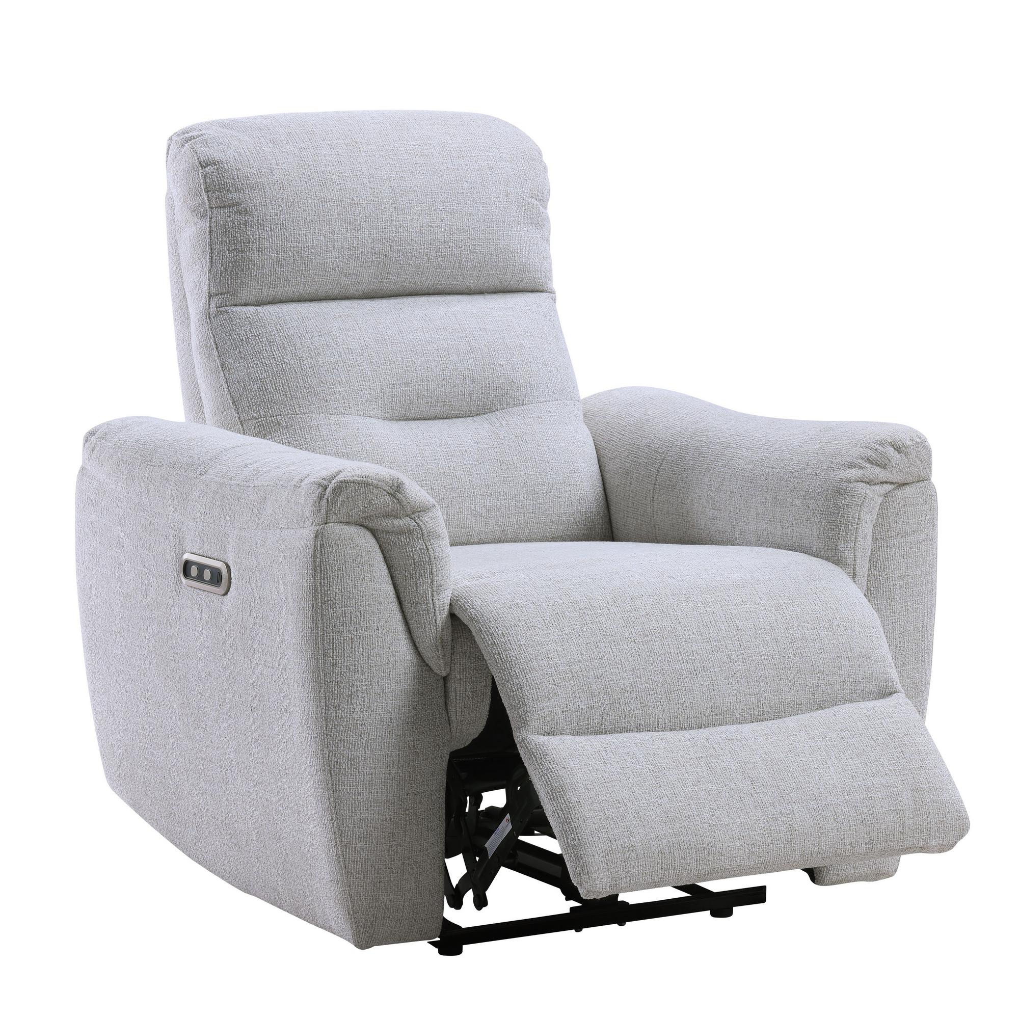 Eastre Power Motion Recliner w/USB - Gray