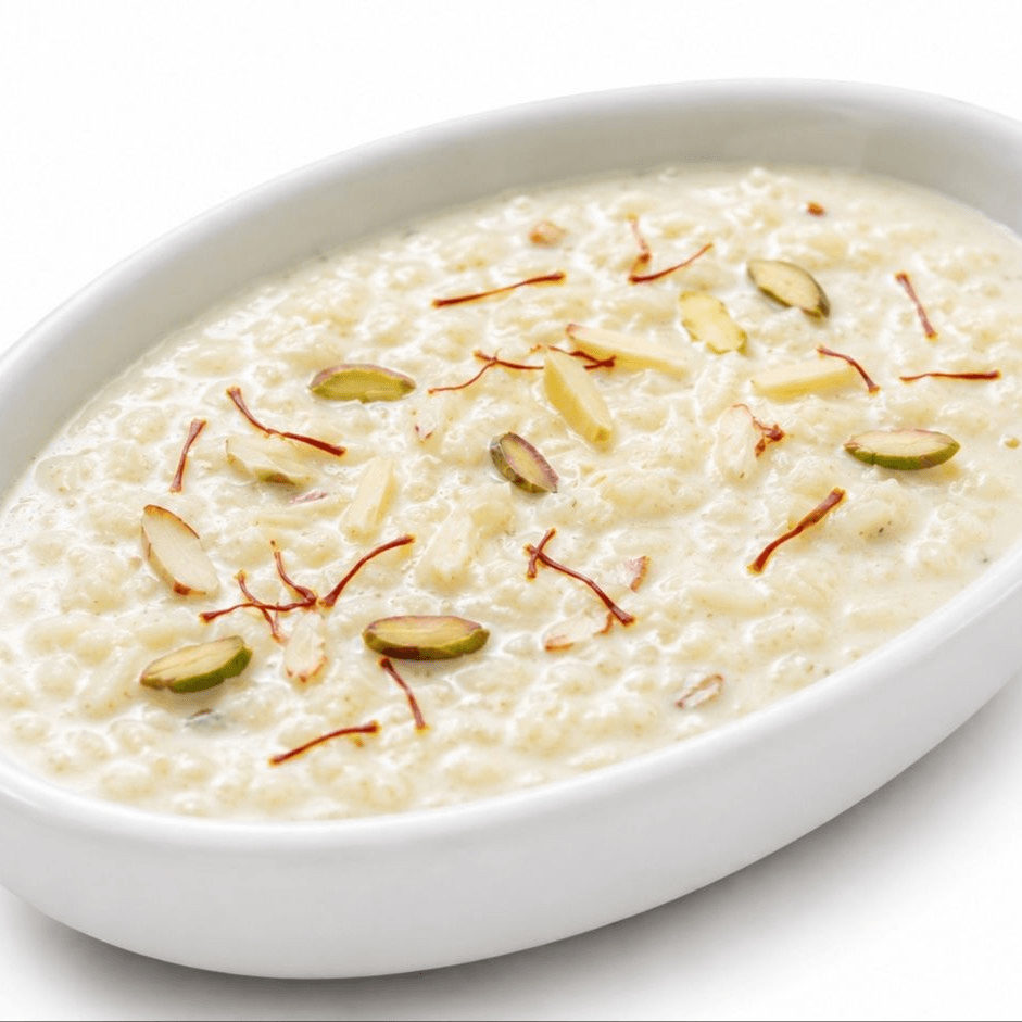 Creamy rice pudding (kheer)