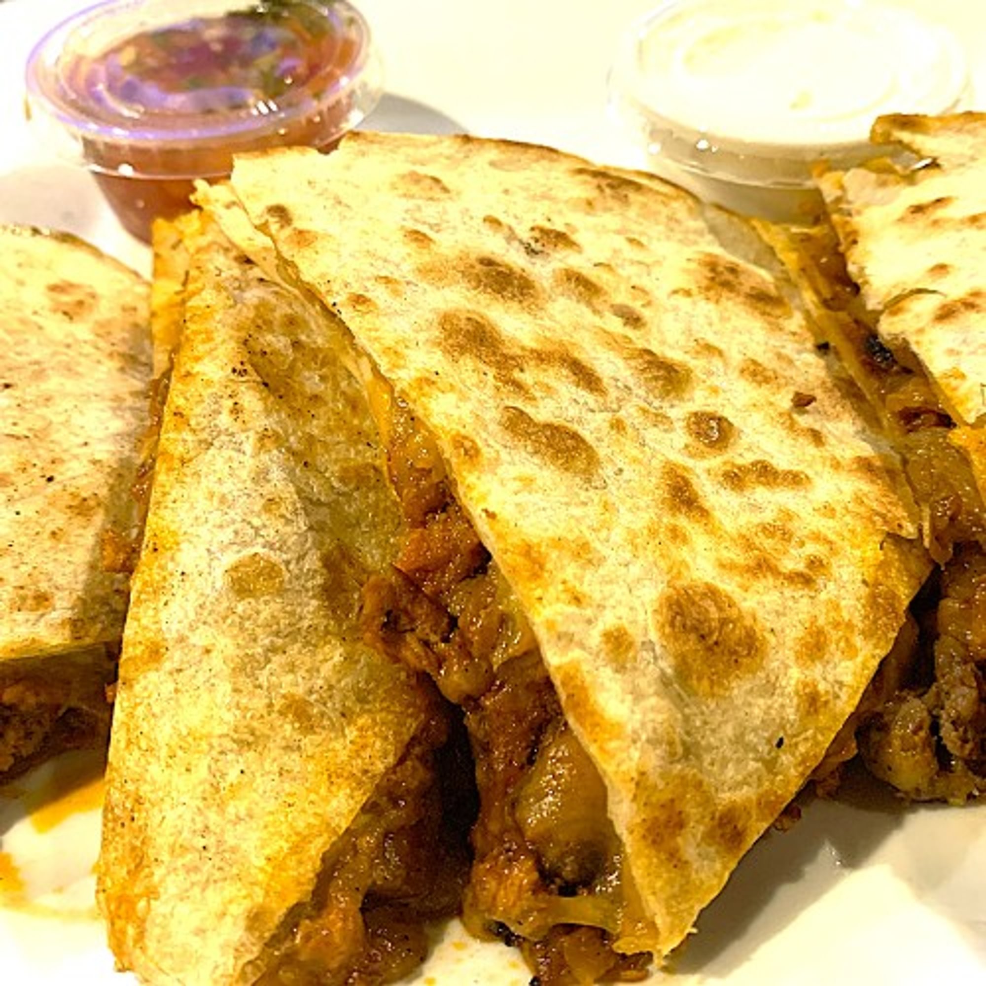 AL PASTOR (Pork and Pineapple) QUESADILLA