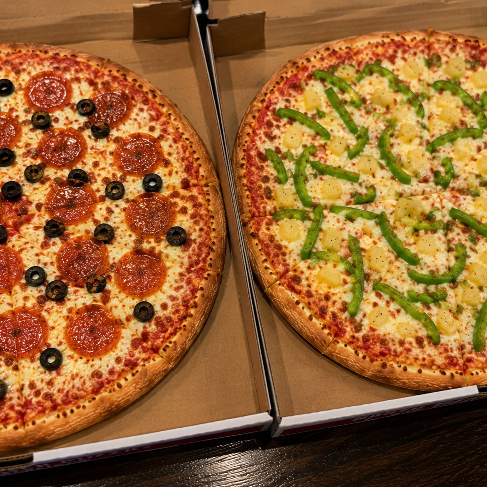 2 Small 2 Toppings Pizzas