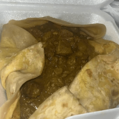Goat Curry with Roti