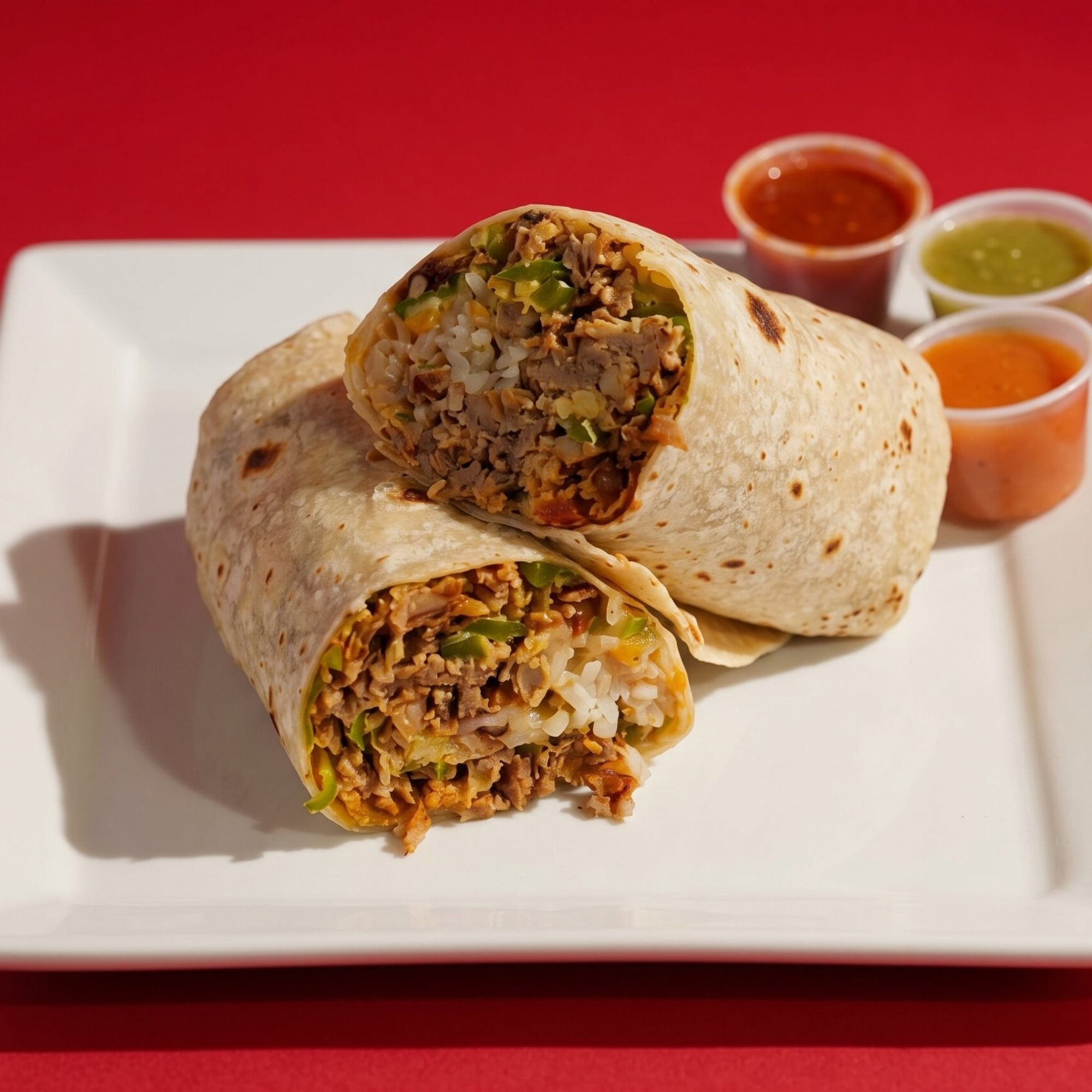 Machaca Breakfast Burrito