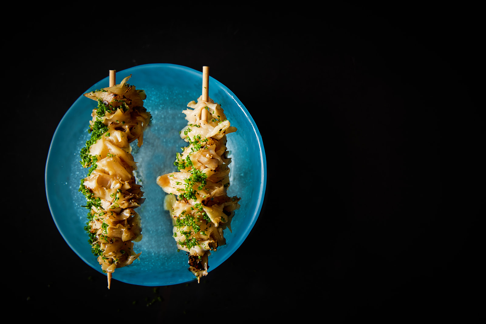 “Cauliflower” mushroom mille-feuille,  yuzu teriyaki