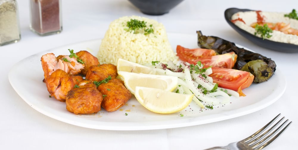 Grilled Salmon Plate