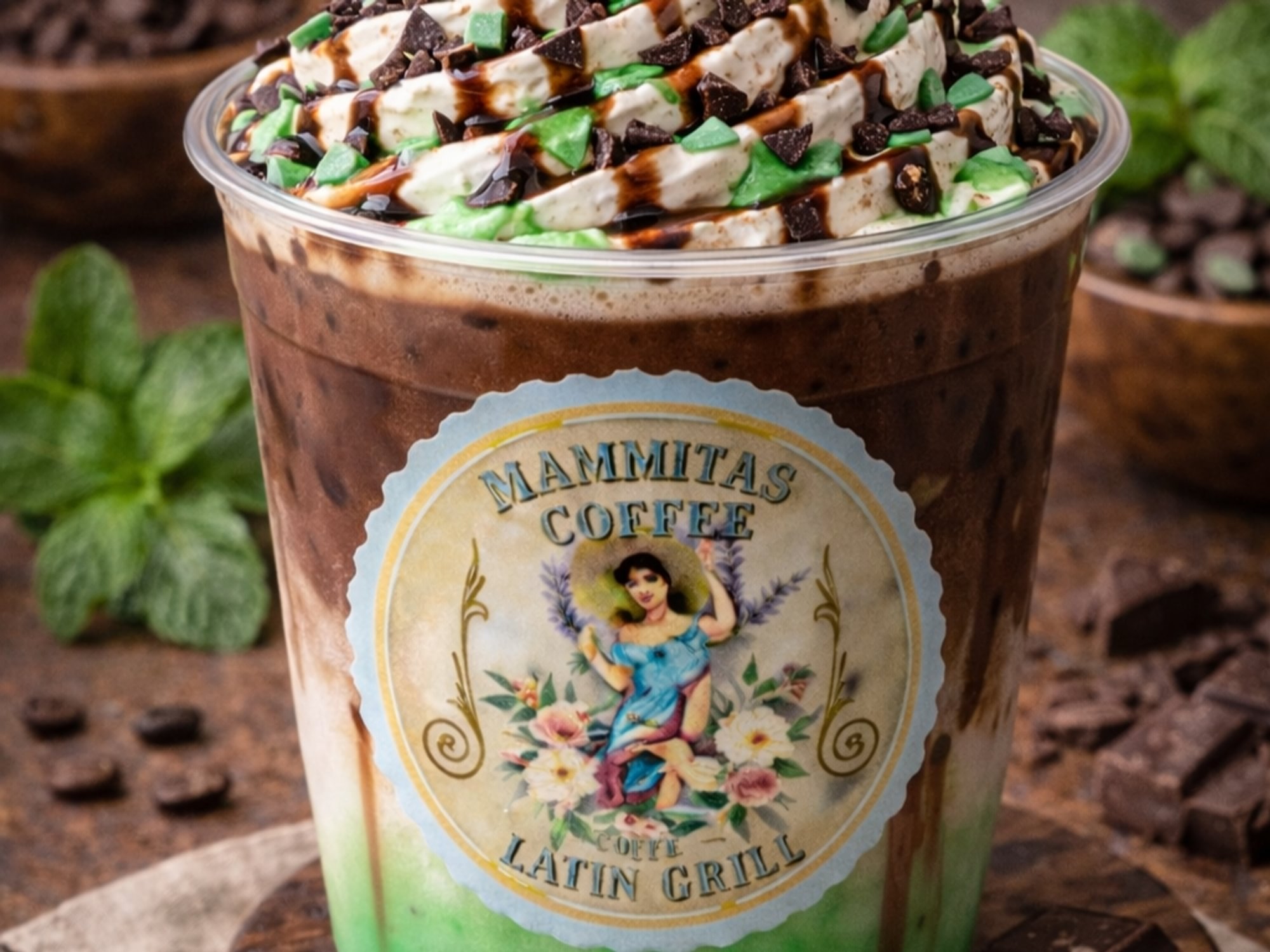 Iced Minty Mocha Madness 24oz.