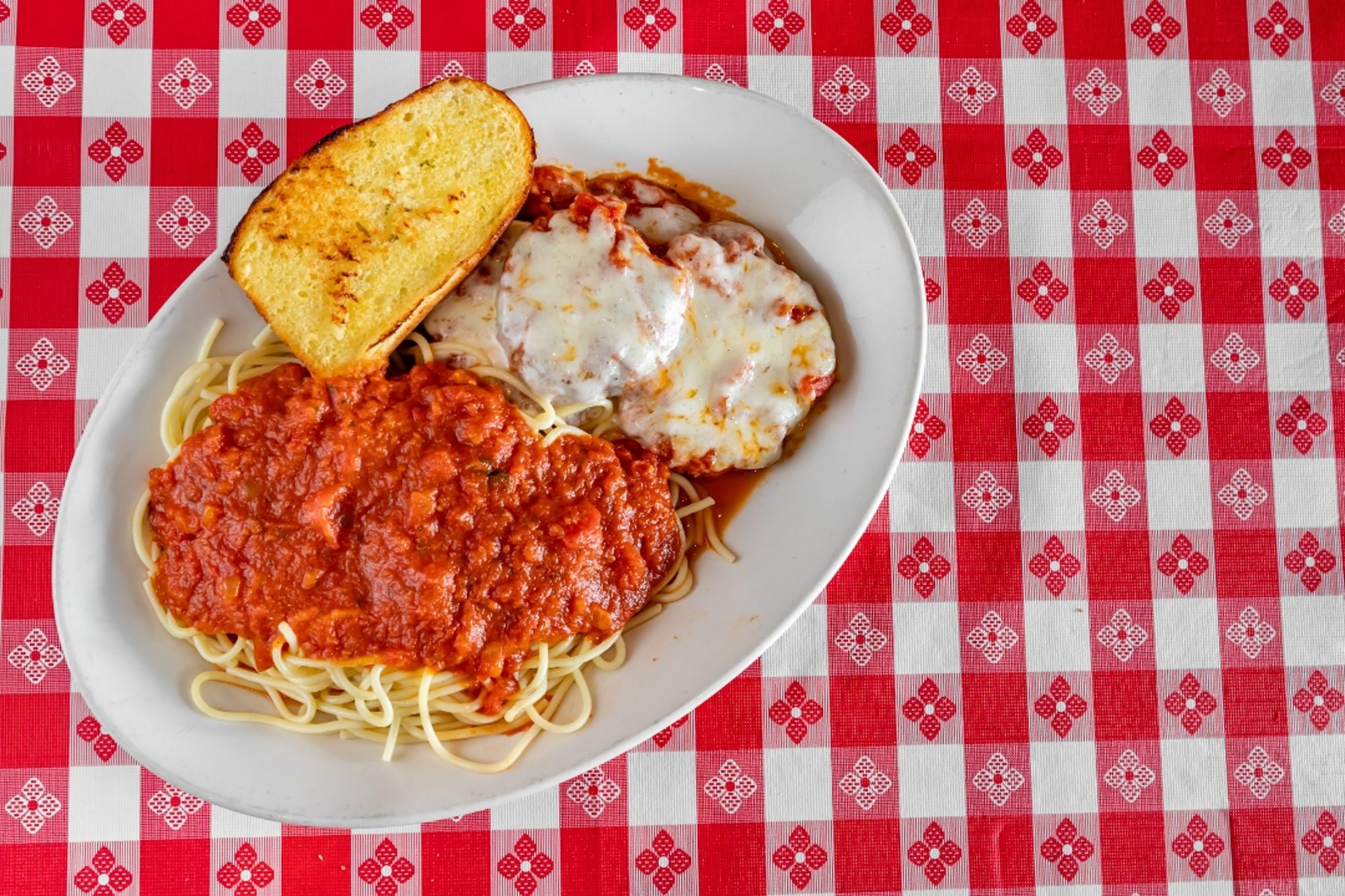 Eggplant Parmesan Dinner W/ Salad