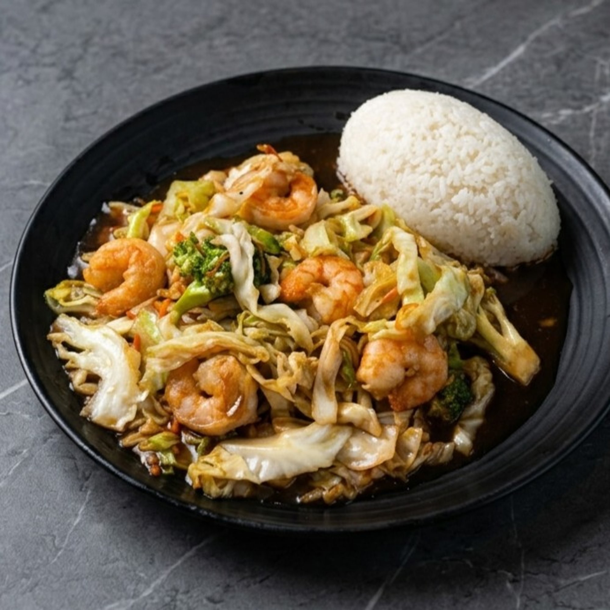 SHRIMP STIR FRIED