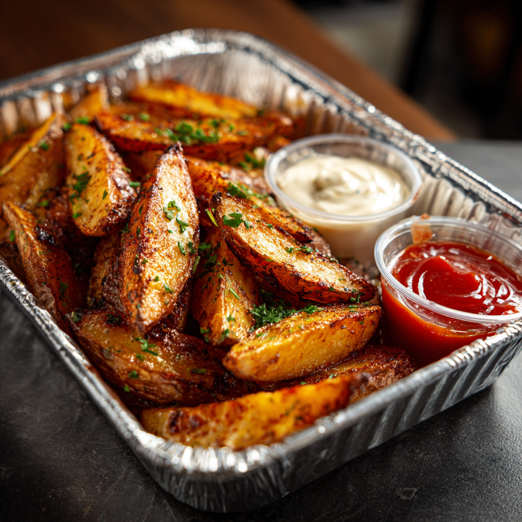 Potato Wedges Tray