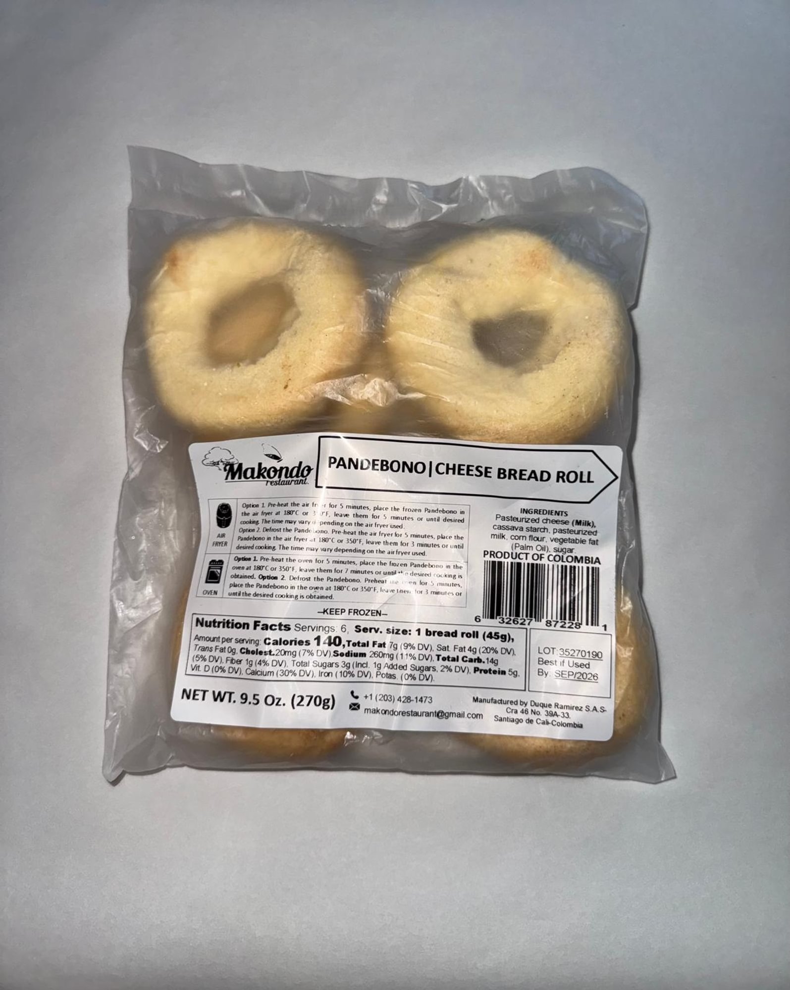 Pandebono Caleño X 6 Und